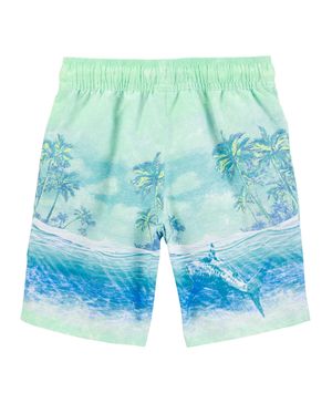 Short Para Nadar Con Cintura Elástica De Tiburones Oshkosh B'Gosh