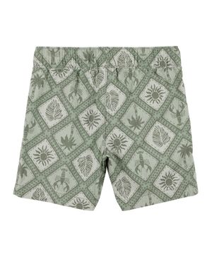 Shorts Con Cordón Y Estampado De Mosaicos Oshkosh B'Gosh