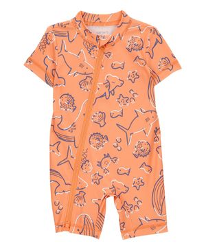 Traje De Baño De 1 Piezas De Ballena Carter's