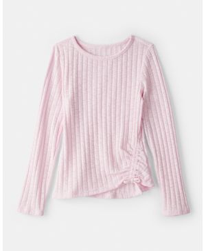 Blusa Ceñida De Canalé En Rosa Oshkosh B'Gosh
