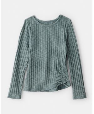 Blusa Ceñida De Canalé En Verde Oshkosh B'Gosh