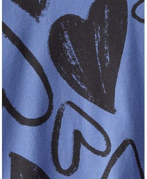 Blusa Con Bolsillo De Corazón En Azul Carter's