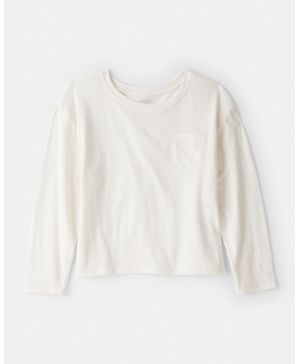Blusa Con Bolsillo En Blanco Carter's