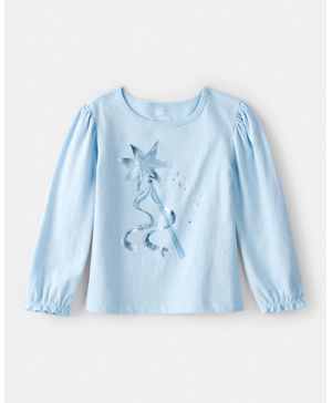 Blusa Con Gráfico De Varita Mágica De Princesa Metálica Carter's