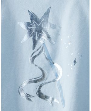 Blusa Con Gráfico De Varita Mágica De Princesa Metálica Carter's