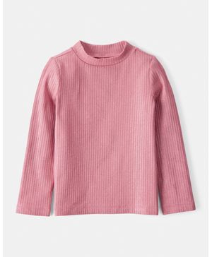 Blusa De Cuello Alto Con Brillos En Rosa Oshkosh B'Gosh