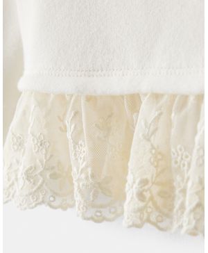 Blusa De Tela Polar Y Manga Larga Navideña Oshkosh B'Gosh