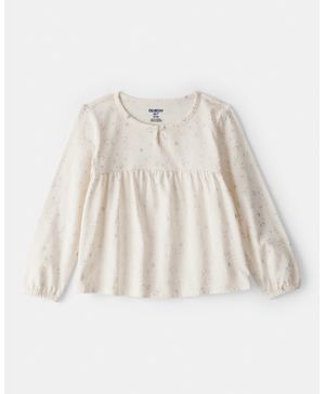 Blusa Floral En Marfil Oshkosh B'Gosh