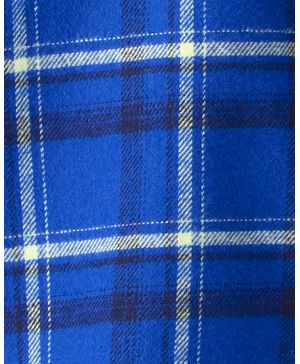 Camisa Con Botones A Cuadros En Azul Carter's