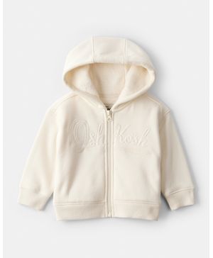 Chamarra Con Capucha Y Cierre En Crema Oshkosh B'Gosh