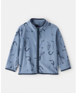 Chamarra De Microfleece Con Cierre Y Pingüino En Azul Oshkosh B'Gosh