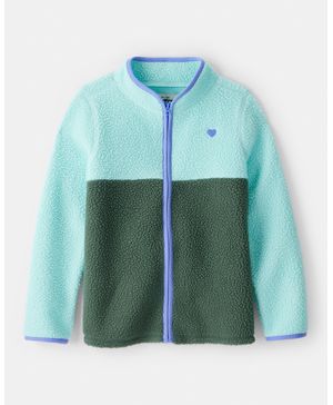 Chamarra De Microfleece De Manga Larga  Y Cierre Oshkosh B'Gosh