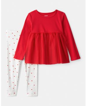 Conjunto De 2 Piezas Con Pantalón De San Valentín Carter's