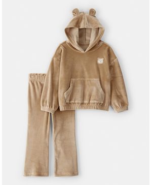 Conjunto De 2 Piezas Con Sudadera Con Capucha De Oso Carter's