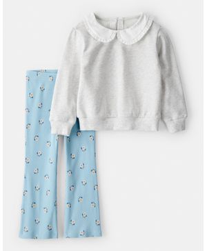 Conjunto De 2 Piezas Con Suéter De Cuello Peter Pan Carter's