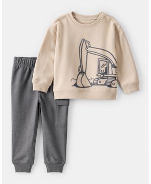 Conjunto De 2 Piezas Construction Con Playera Polar Daydream Carter's