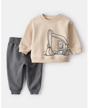 Conjunto De 2 Piezas Construction De Playera Polar Daydream Carter's