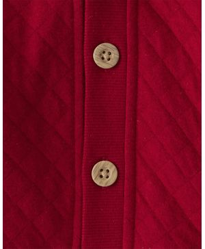 Conjunto De 3 Piezas Con Cárdigan Acolchado Navideño Carter's