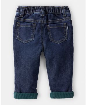 Jeans De Mezclilla De Lavado Oscuro Navideños Oshkosh B'Gosh