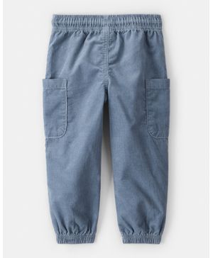 Joggers De Pana En Azul Oshkosh B'Gosh