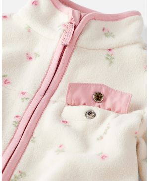 Jumpsuit  De Microfleece Reciclado De "Radiant Rose" Carter's Little Planet