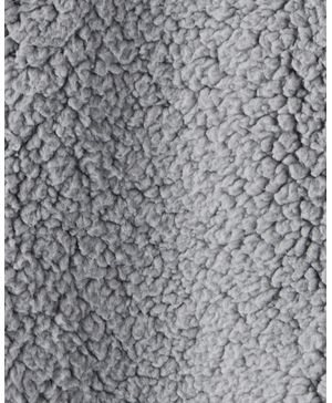 Jumpsuit De Sherpa Con Cierre Y Bolsillos En Gris Carter's