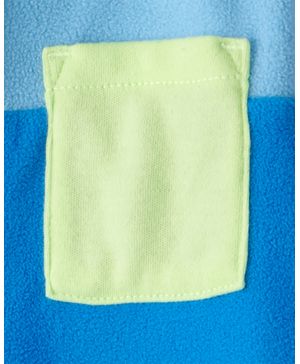 Jumpsuit De Tela Polar De Bloques De Color Y Manga Larga Carter's