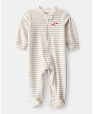 Mameluco De San Valentín De Dreamplush Con Cierre Carter's