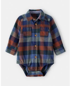 Pañalero De Manga Larga Con Botones Navideño Oshkosh B'Gosh