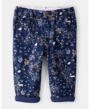Pantalón De Franela Floral Navideño Oshkosh B'Gosh