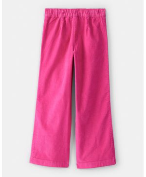 Pantalón De Pierna Ancha De Pana En Rosa Carter's