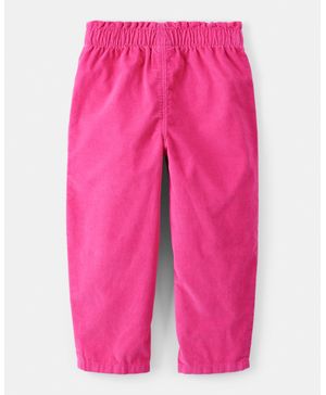 Pantalón Tipo Barril Con Bolsillos De Corazón En Rosa Carter's