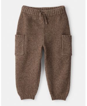 Pants De Punto Pull-On En Marrón Oshkosh B'Gosh