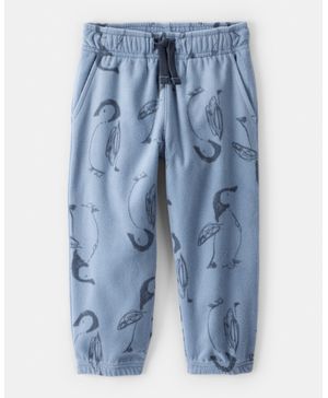 Pants De Tela Polar Con Pingüino En Azul Oshkosh B'Gosh