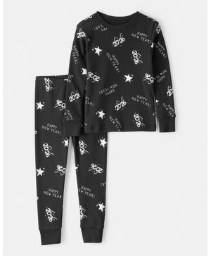 Pijama De 2 Piezas De Ajuste Ceñido De Año Nuevo Carter's