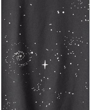 Playera Con Estampado Galaxy Y Manga Larga En Negro Carter's