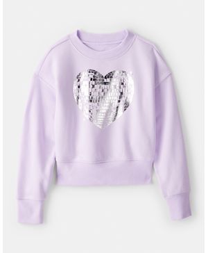 Sudadera De Cuello Redondo Polar Daydream "Disco Heart" Oshkosh B'Gosh
