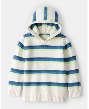 Sudadera Ligera Con Capucha En Crema Carter's