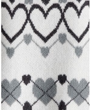 Suéter De Corazones En Blanco Carter's