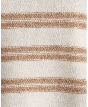 Suéter De Oso Con Capucha Con Forro De Sherpa A Rayas Oshkosh B'Gosh