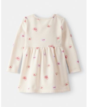 Vestido Con Corazoncitos De San Valentín En Marfil Carter's