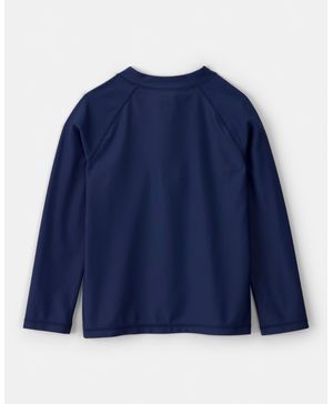 Playera Para Nadar Manga Larga Azul Marino Carter's