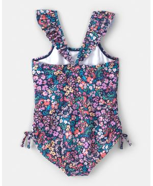 Traje De Baño De 1 Pieza Floral