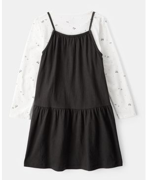 Conjunto 2 Piezas Blusa Moño Y Vestido Sin Mangas Carter's