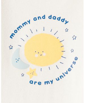 Pañalero Algodón Manga Larga "Mommy & Daddy" Carter's