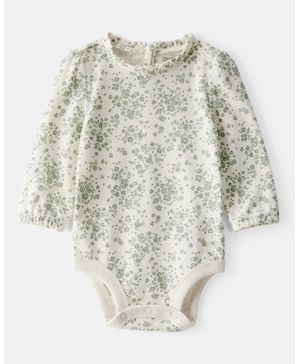 Pañalero De Canalé De Manga Larga Con Estampado Floral Oshkosh B'Gosh