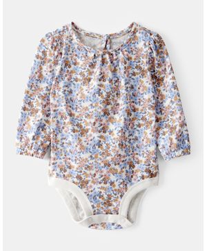 Pañalero De Manga Larga Con Estampado Floral Oshkosh B'Gosh