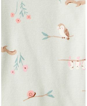 Paquete 4 Pañaleros De Algodón Manga Larga De Búho Carter's