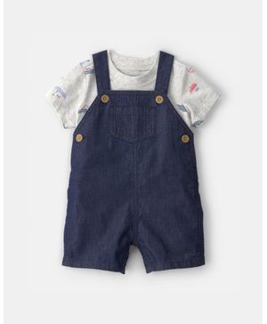 Conjunto De 2 Piezas Con Romper De Barquitos Carter's