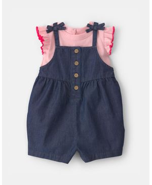 Conjunto De 2 Piezas Con Romper De Chambray Carter's